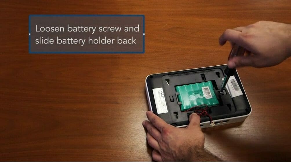 screw the one that holds the battery