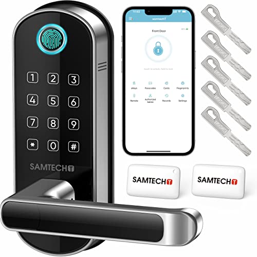 Smart Lock, Keyless Entry Door Lock, Fingerprint Door Lock, Digital Door...