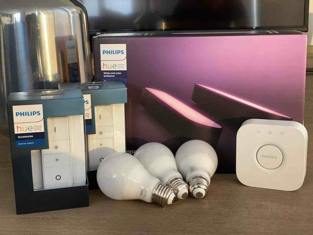 philips hue bulb lighting project